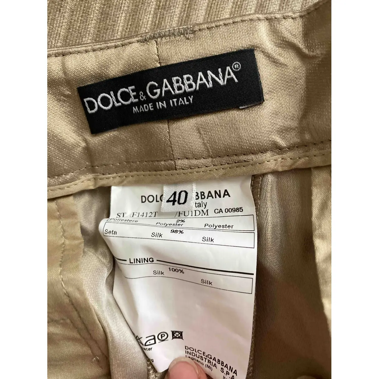 Silk suit jacket Dolce & Gabbana
