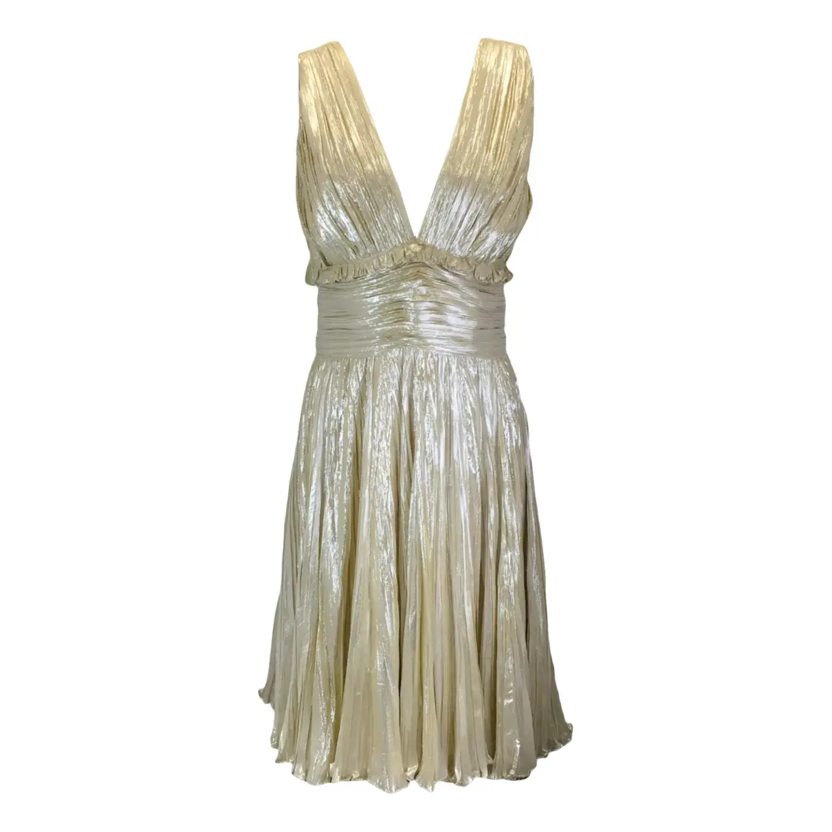 Silk mid-length dress Oscar De La Renta