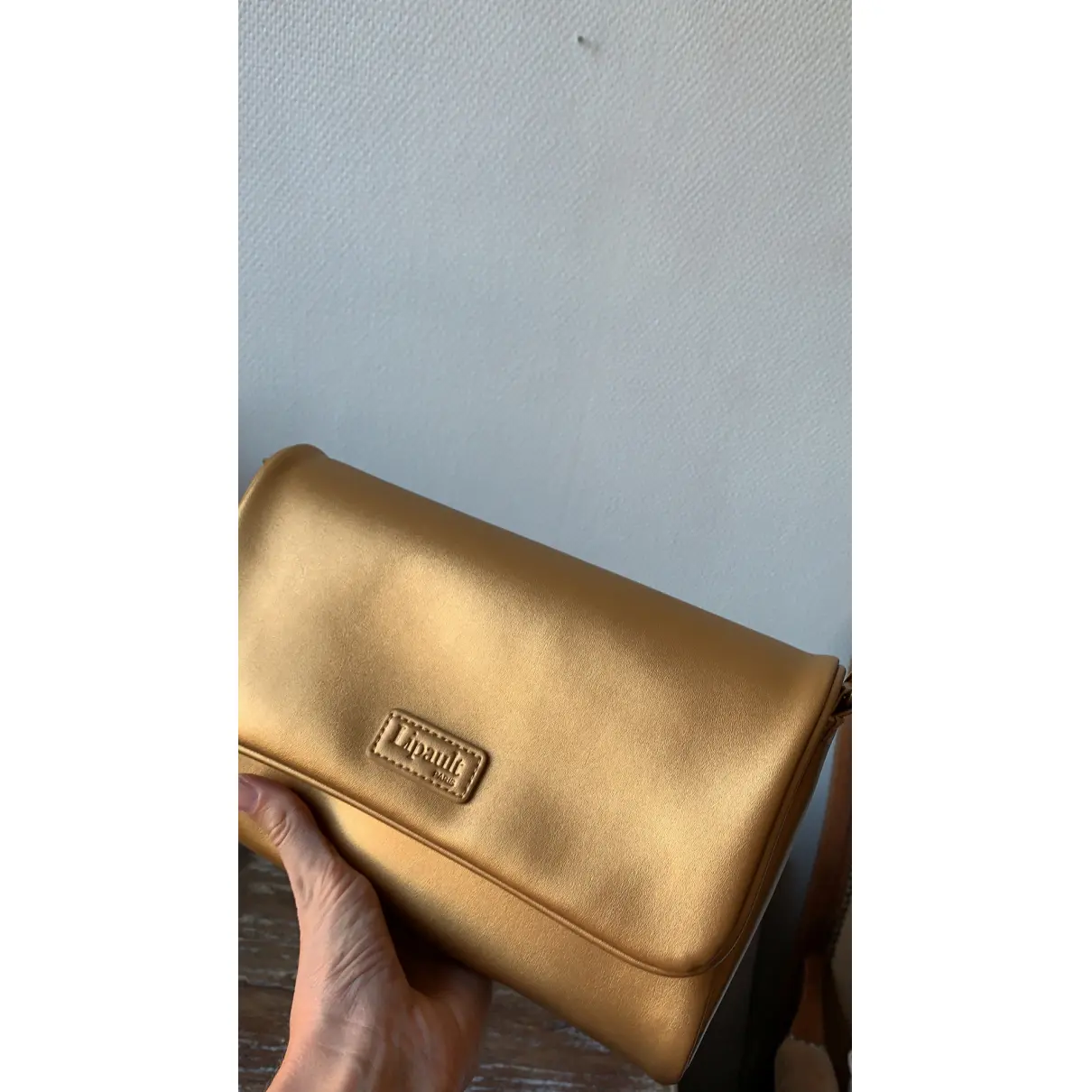 Vegan leather handbag Lipault