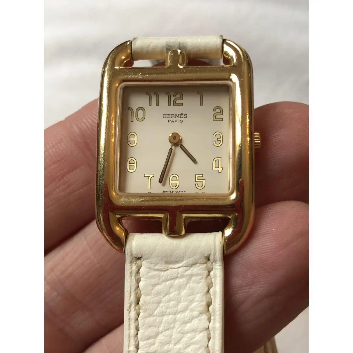Cape Cod yellow gold watch Hermès