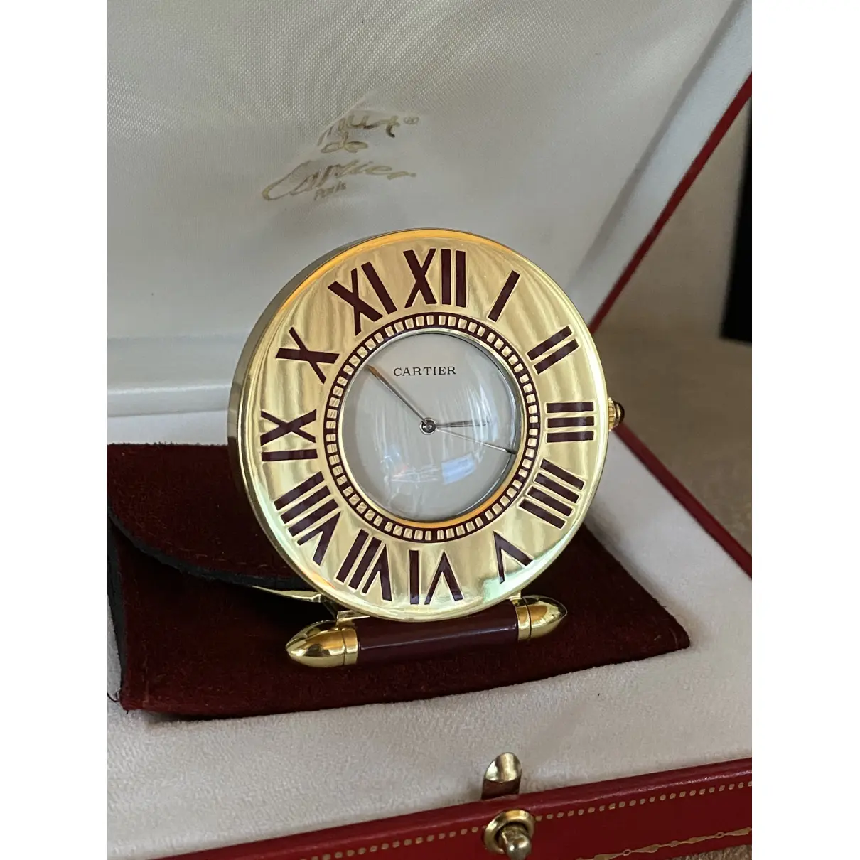 Buy Cartier Yellow gold clock online - Vintage