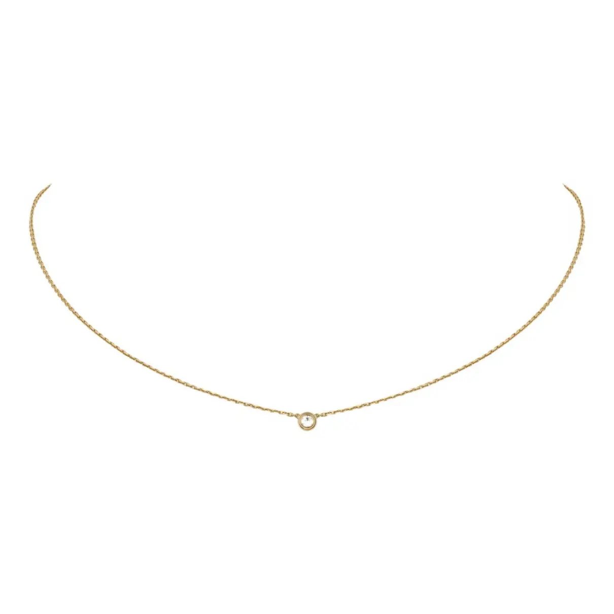 Yellow gold necklace Cartier
