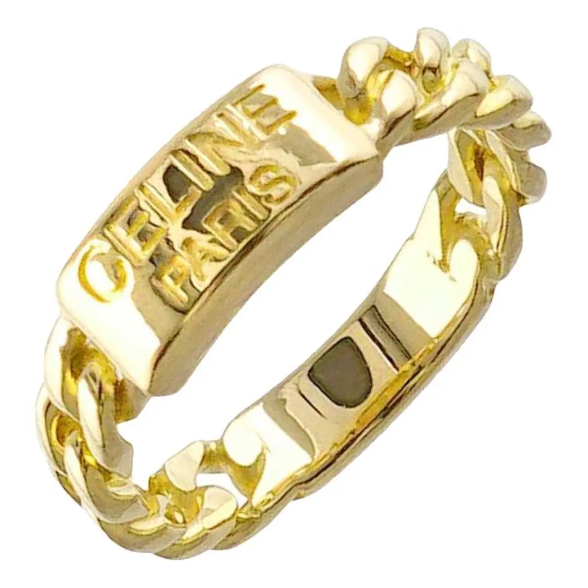 Yellow gold ring Celine