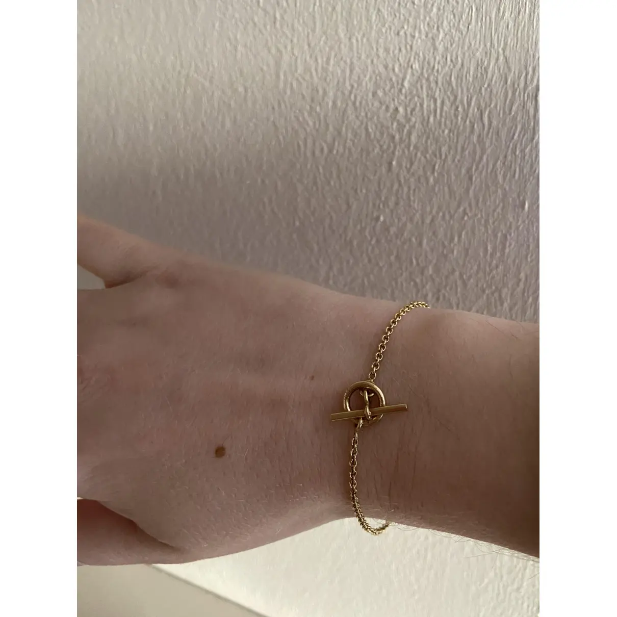 Chaîne d'Ancre yellow gold bracelet Hermès