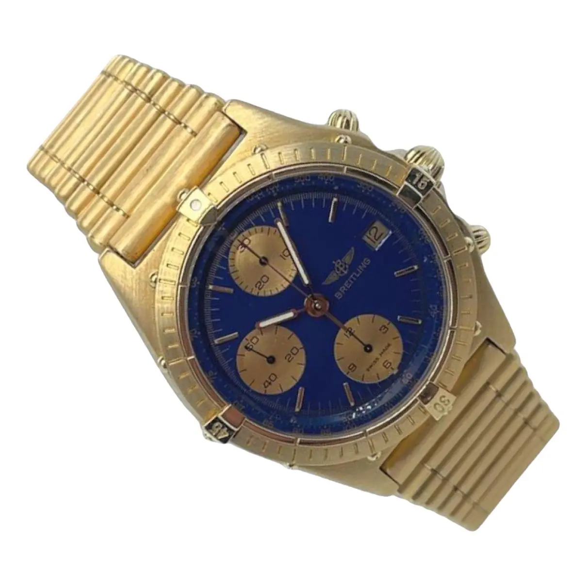 Chronomat yellow gold watch Breitling - Vintage