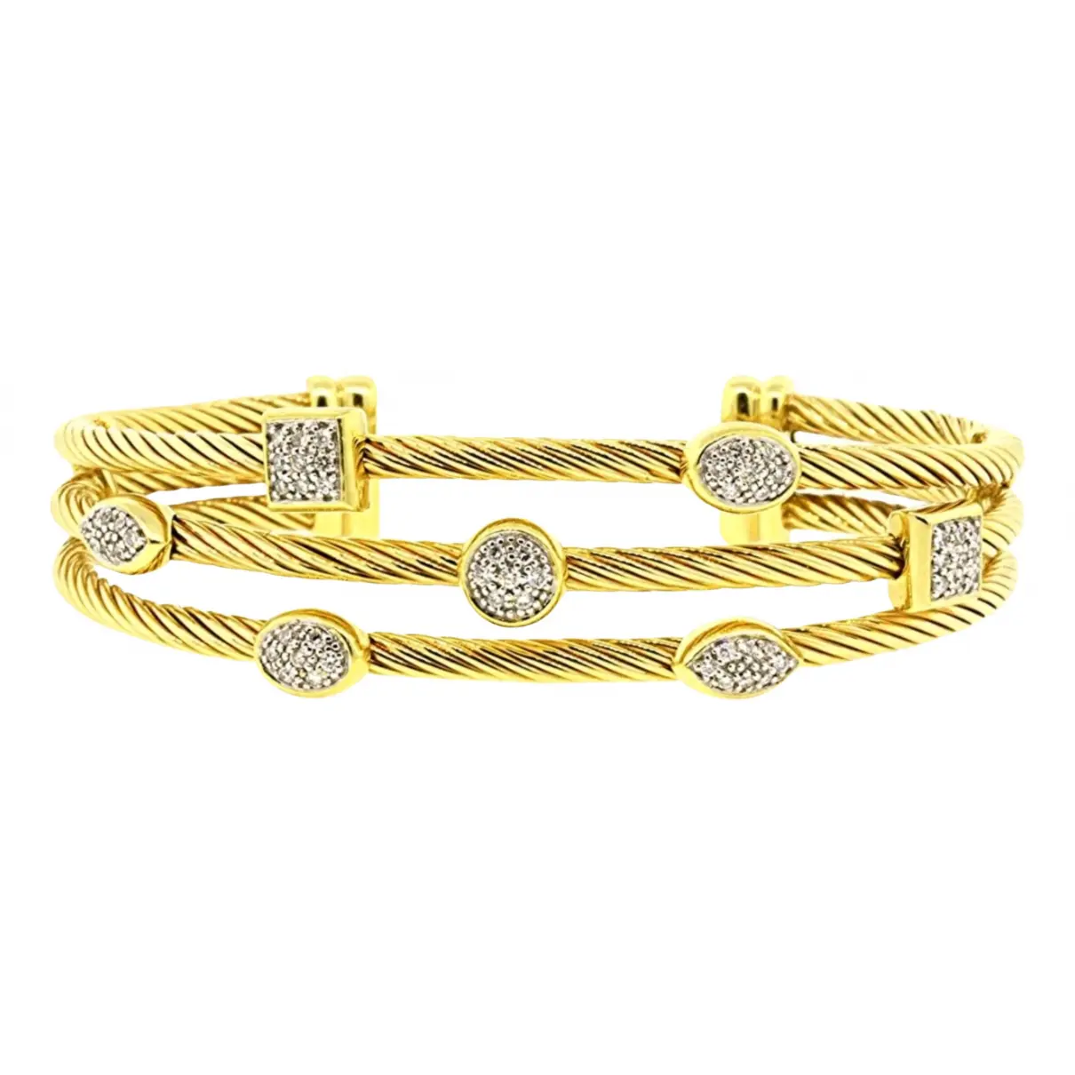 Yellow gold bracelet David Yurman