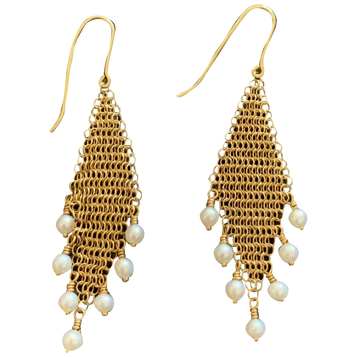 Elsa Peretti  yellow gold earrings Tiffany & Co