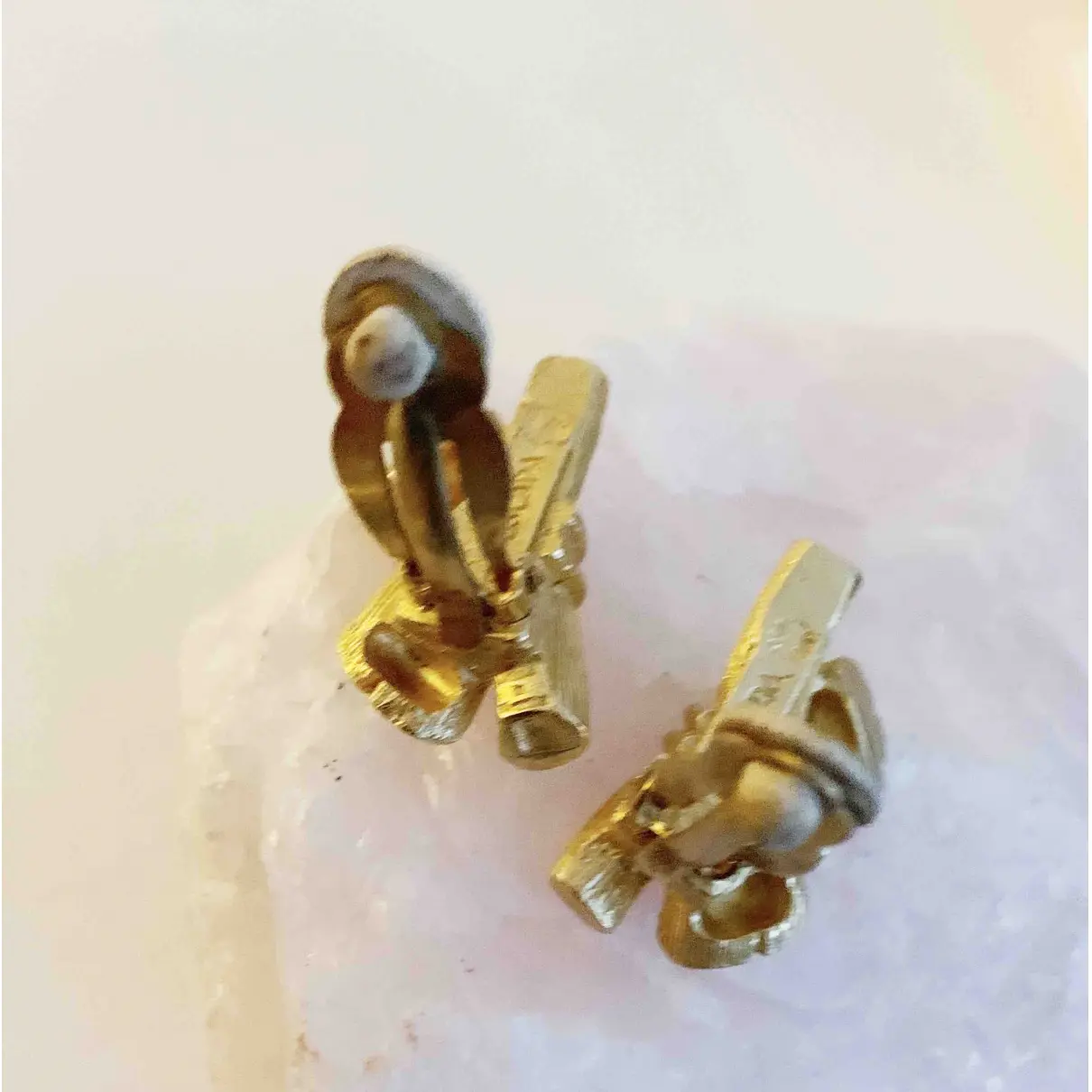 Buy Escada Yellow gold earrings online - Vintage