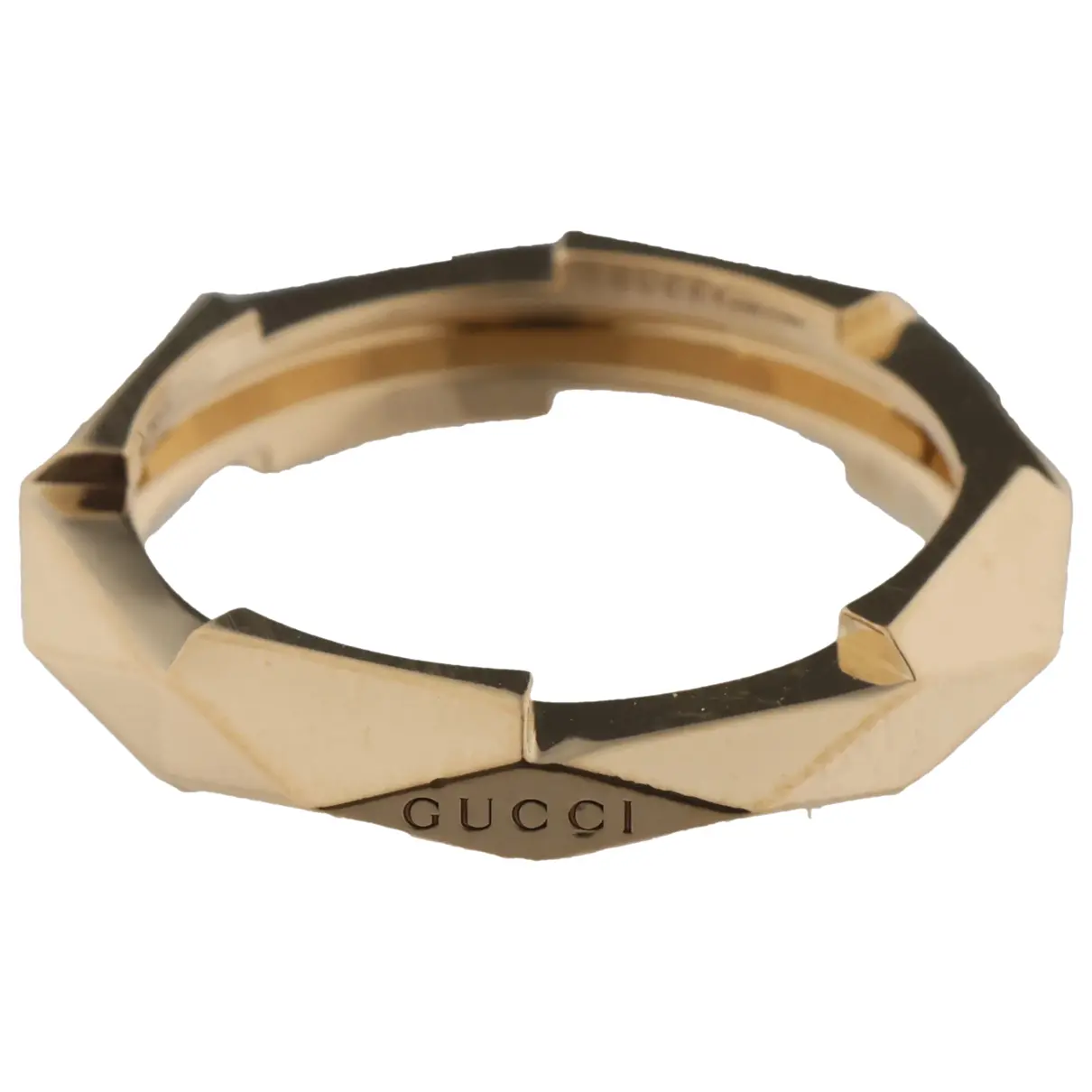 Gucci Link To Love yellow gold ring