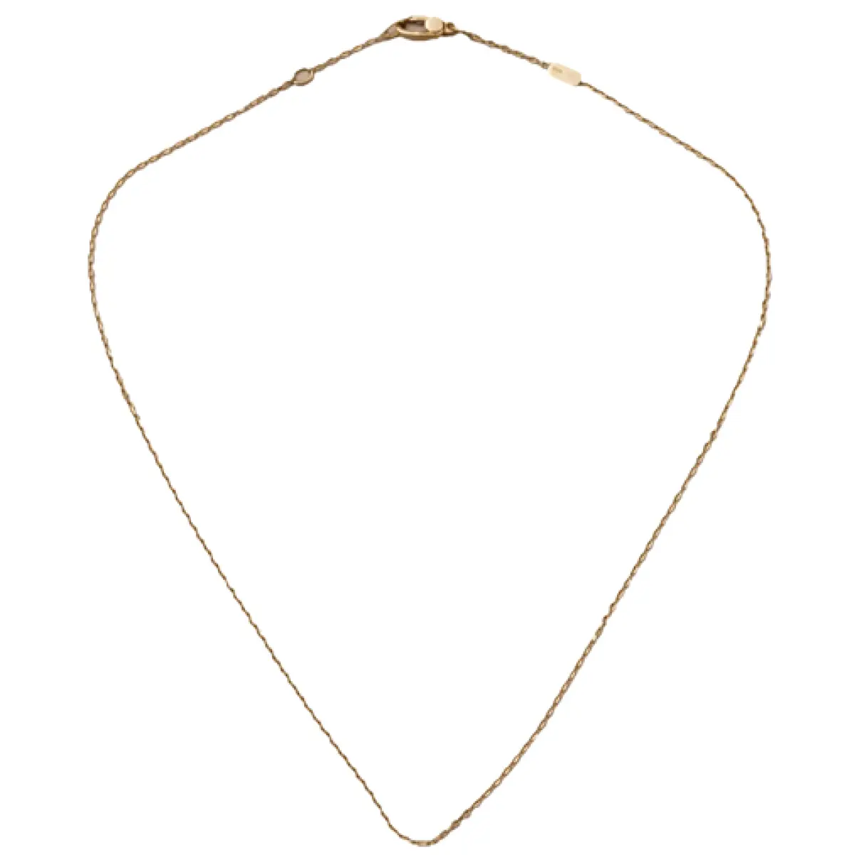 Yellow gold long necklace Gucci