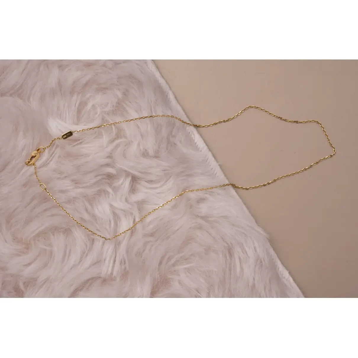 Yellow gold long necklace Gucci