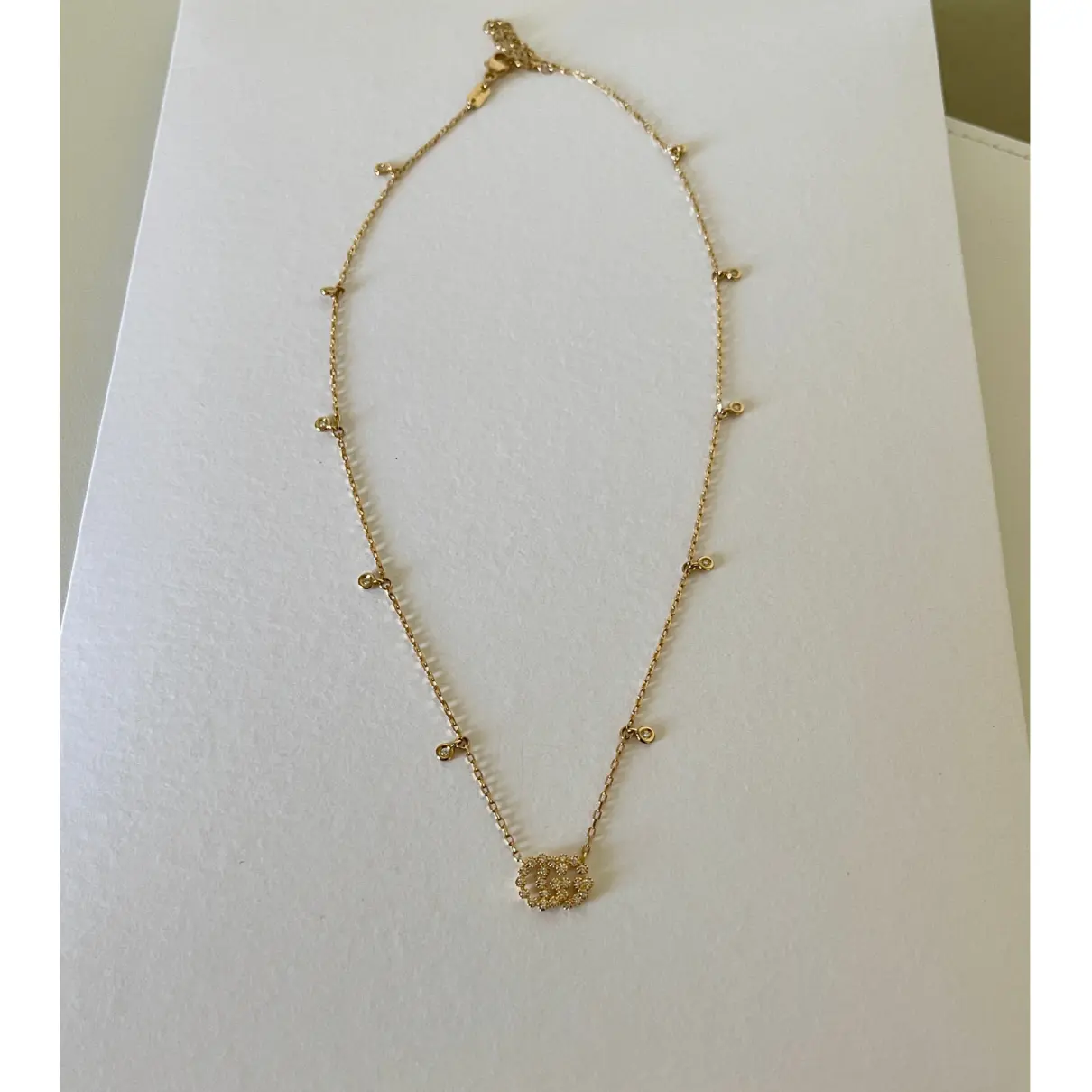 Buy Gucci Yellow gold necklace online
