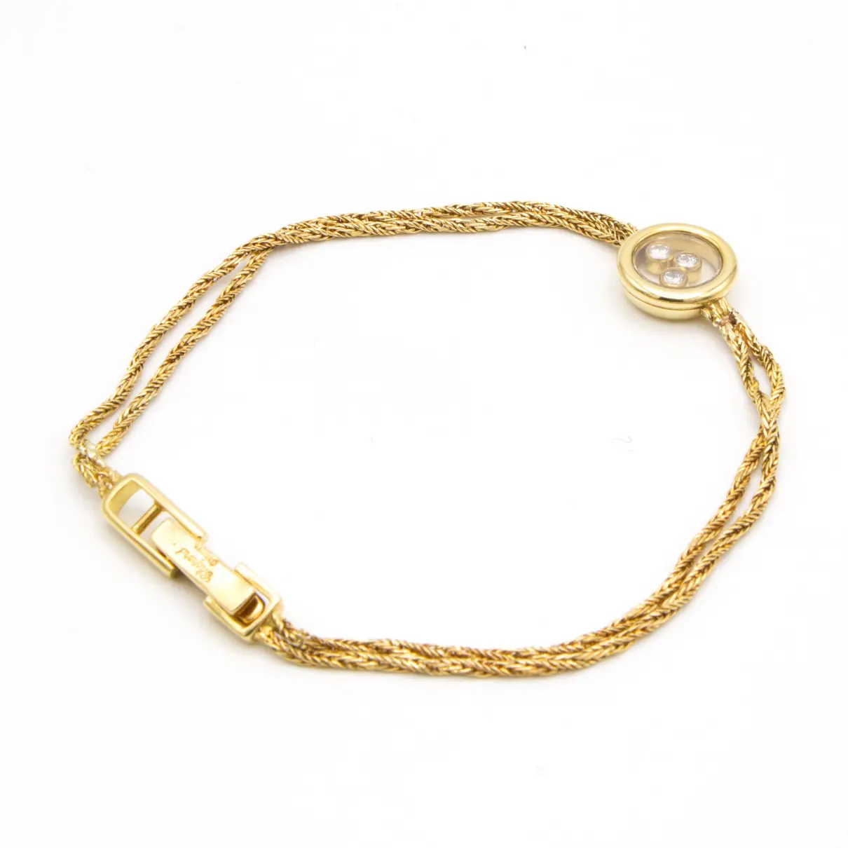Buy Chopard Happy Diamonds yellow gold bracelet online