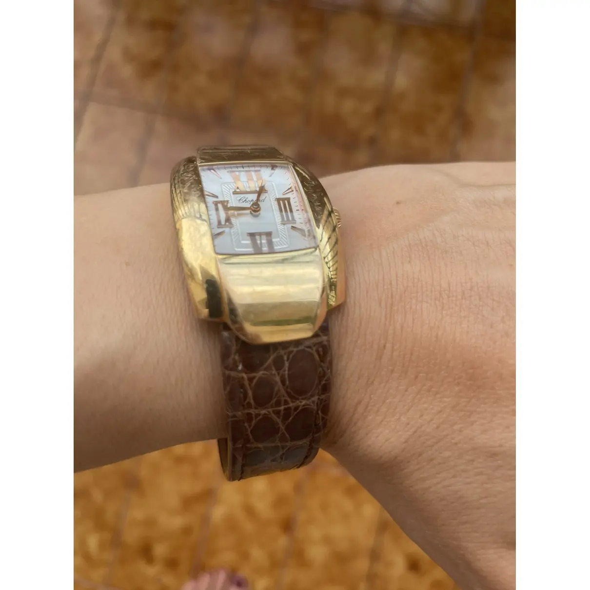Buy Chopard La Strada yellow gold watch online