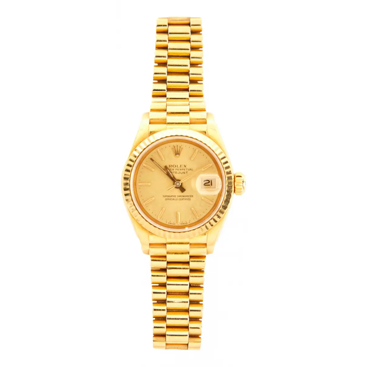 Lady DateJust 26mm pink gold watch Rolex