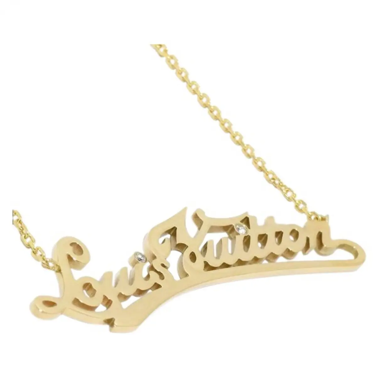 Yellow gold necklace Louis Vuitton