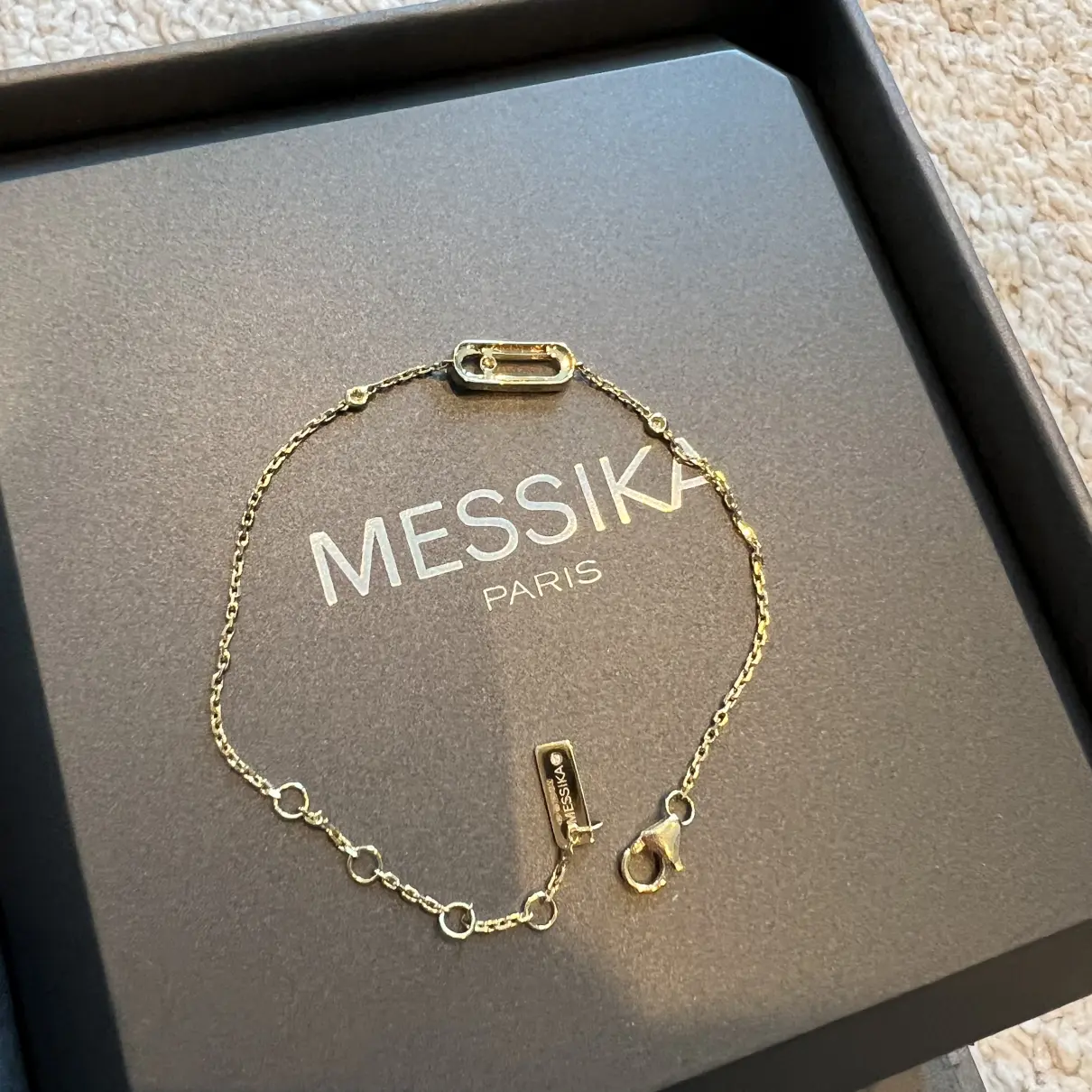 Buy Messika Move Classique yellow gold bracelet online