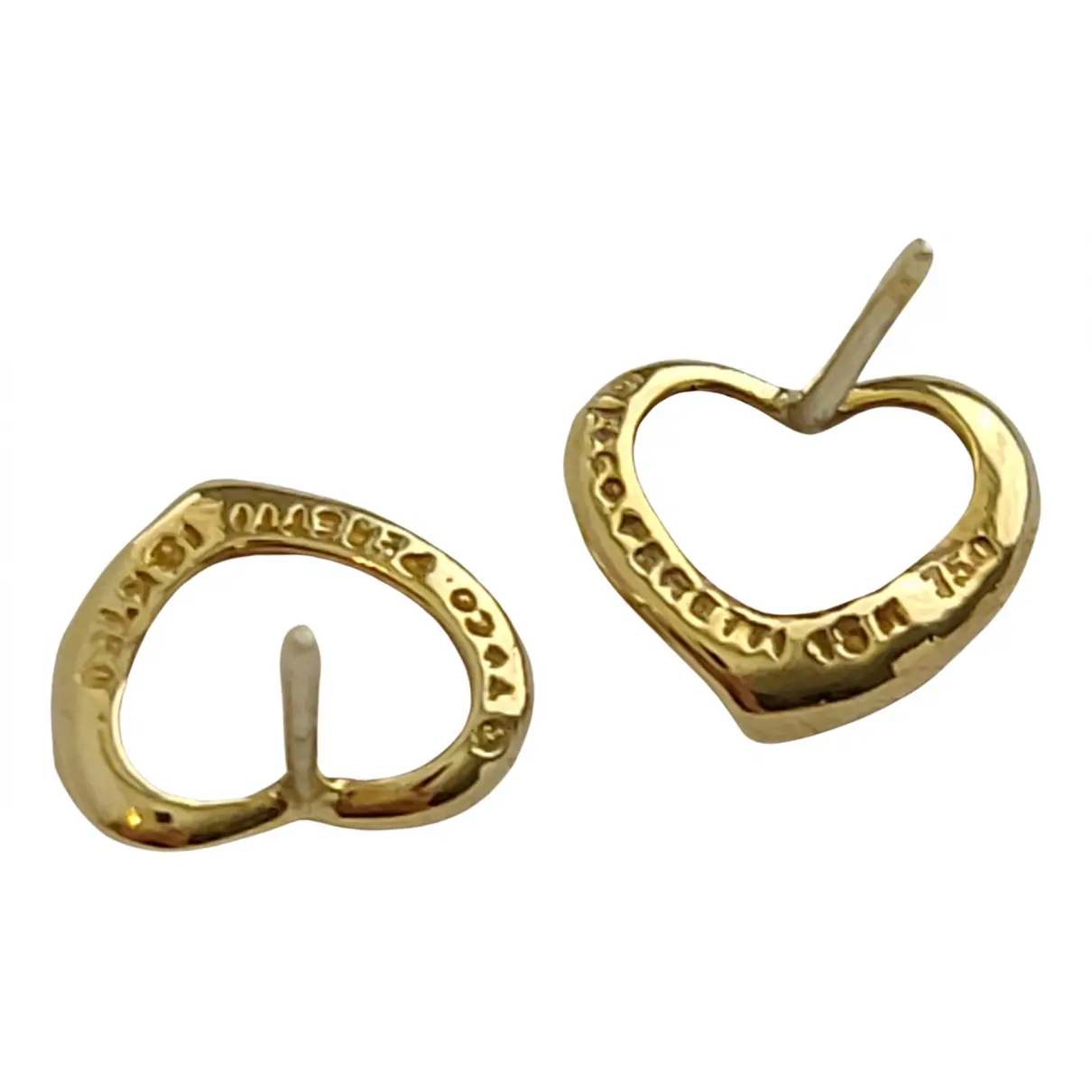 Open Heart yellow gold earrings Tiffany & Co