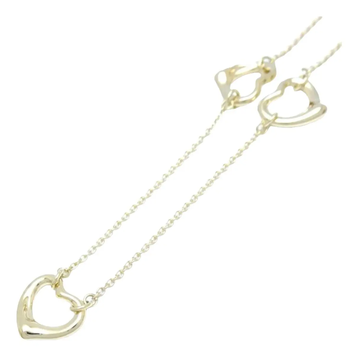 Open Heart yellow gold necklace Tiffany & Co