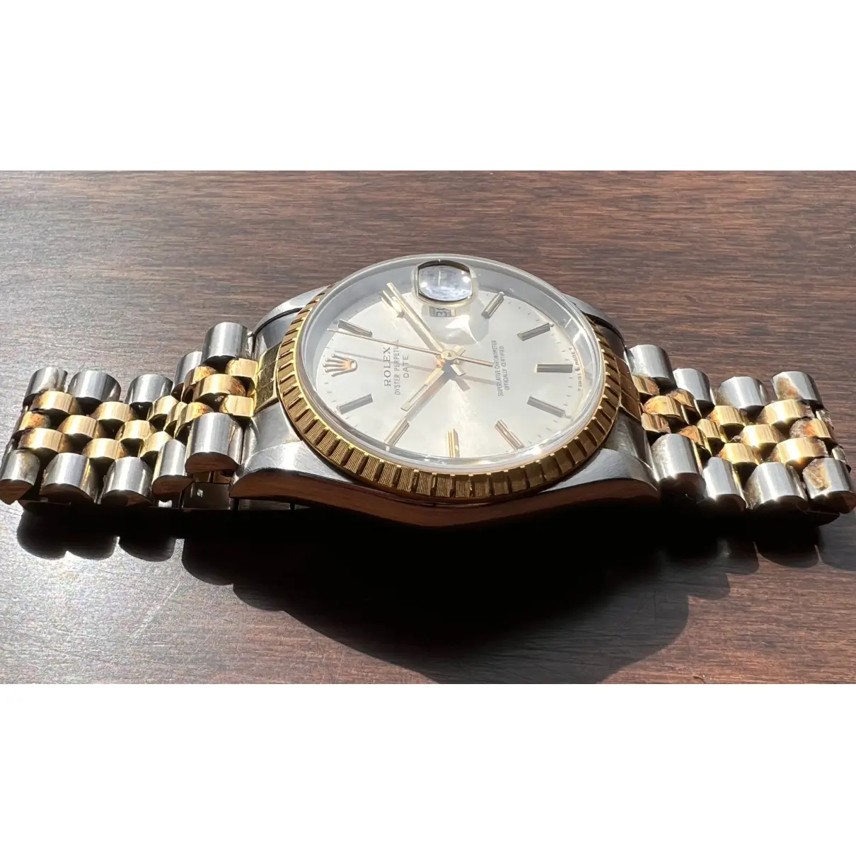 Oyster Perpetual 36mm yellow gold watch Rolex