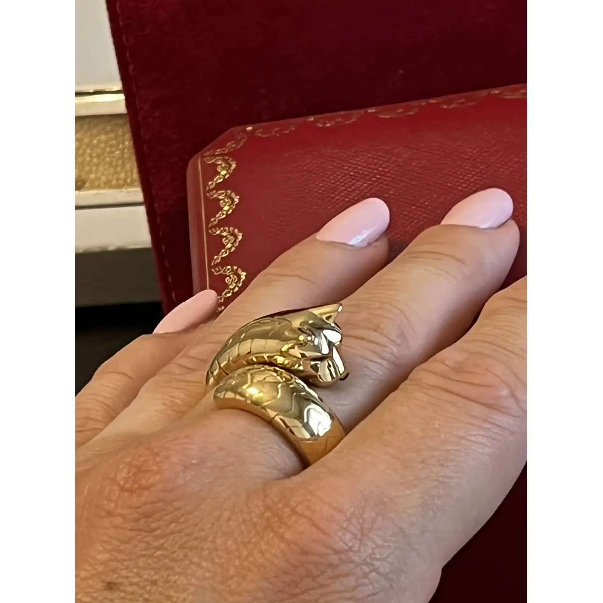 Panthère yellow gold ring Cartier - Vintage