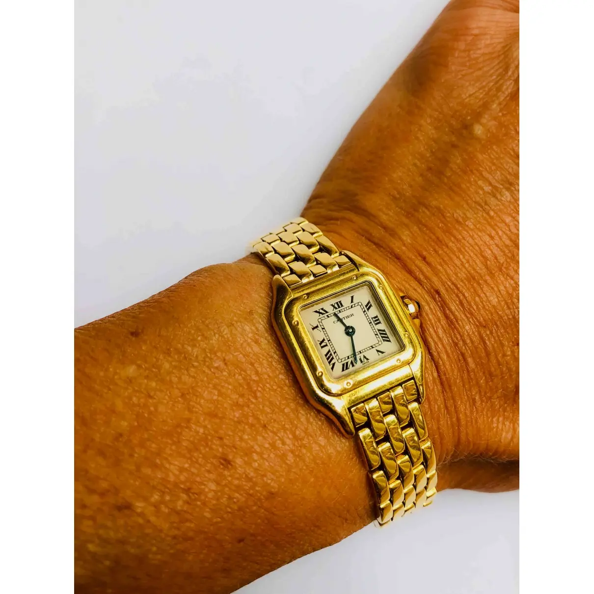 Panthère yellow gold watch Cartier - Vintage