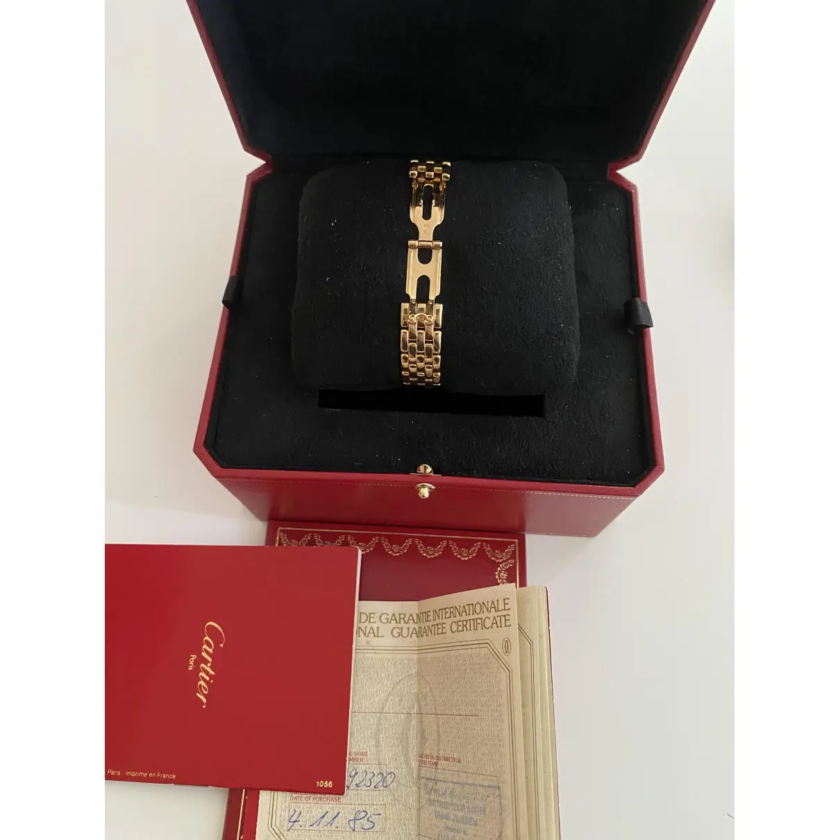 Panthère yellow gold watch Cartier - Vintage