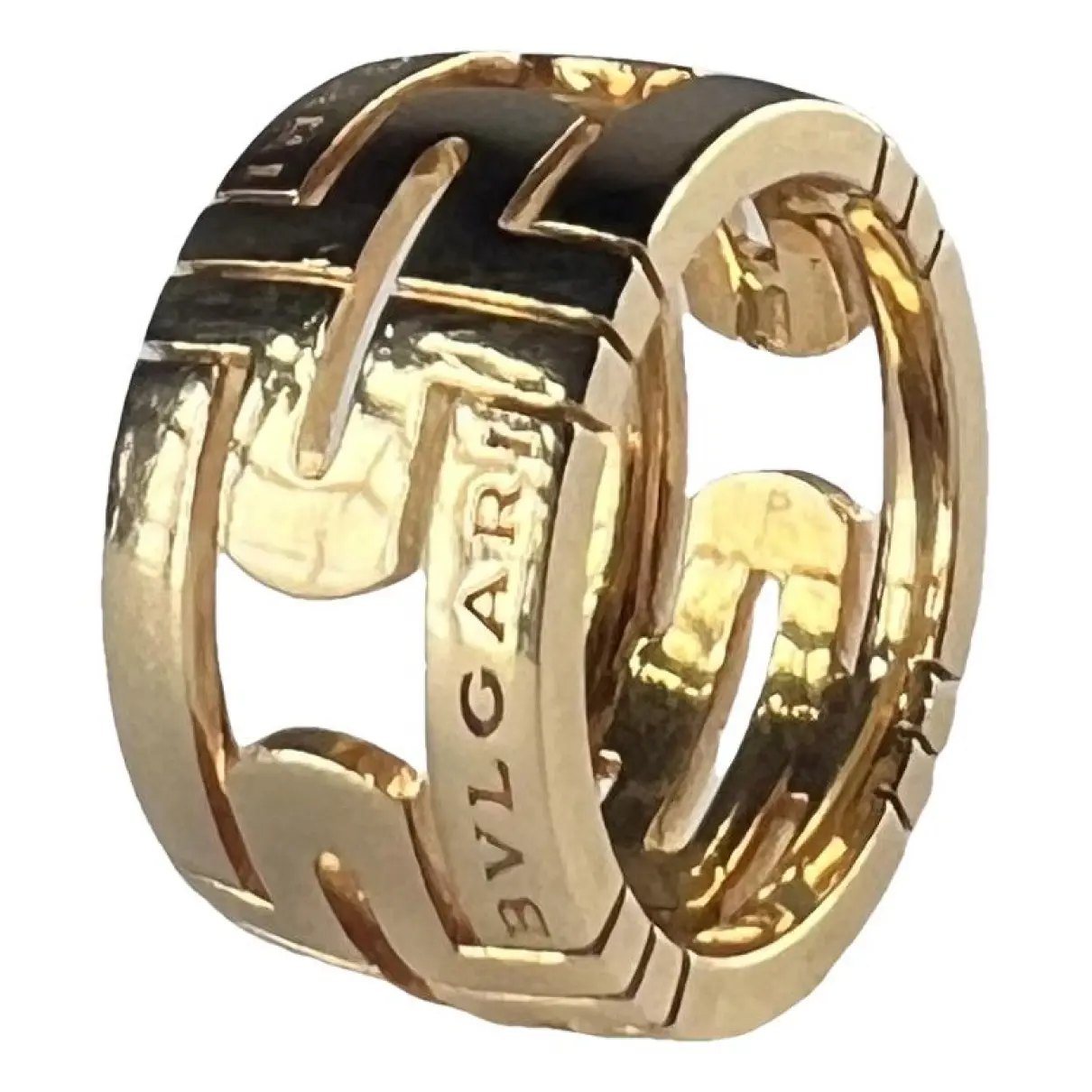 Parentesi yellow gold ring Bvlgari - Vintage
