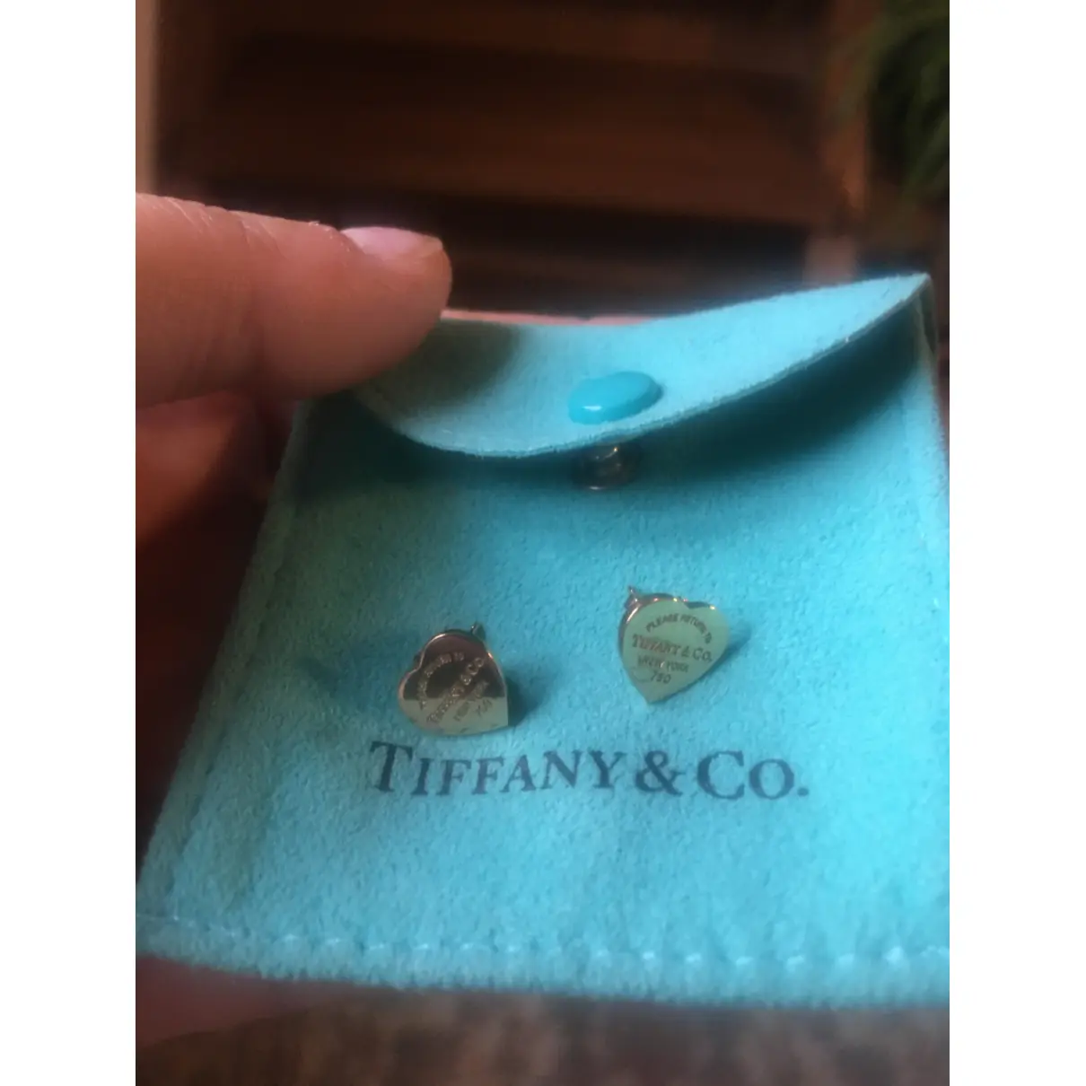 Return to Tiffany yellow gold earrings Tiffany & Co