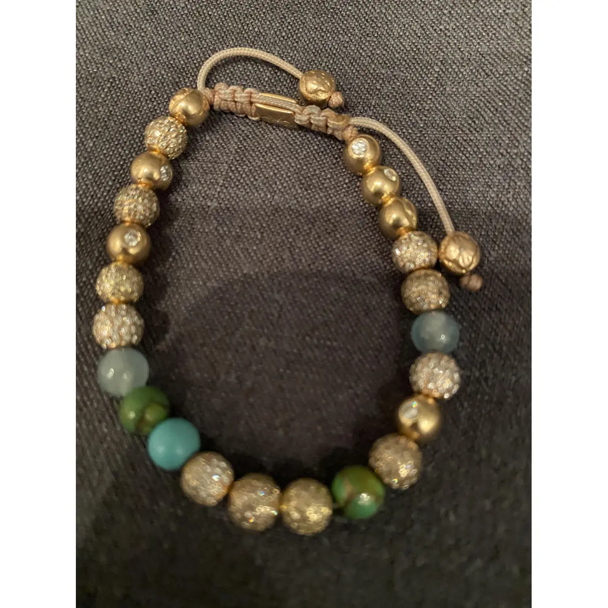 Buy Shamballa Jewels Yellow gold bracelet online