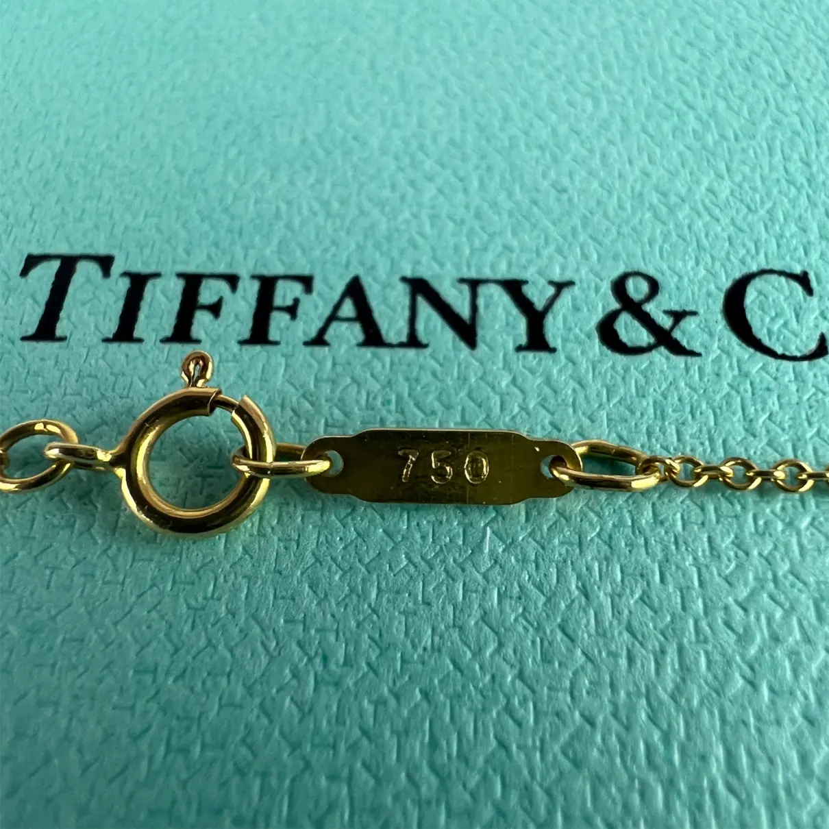 Yellow gold long necklace Tiffany & Co - Vintage