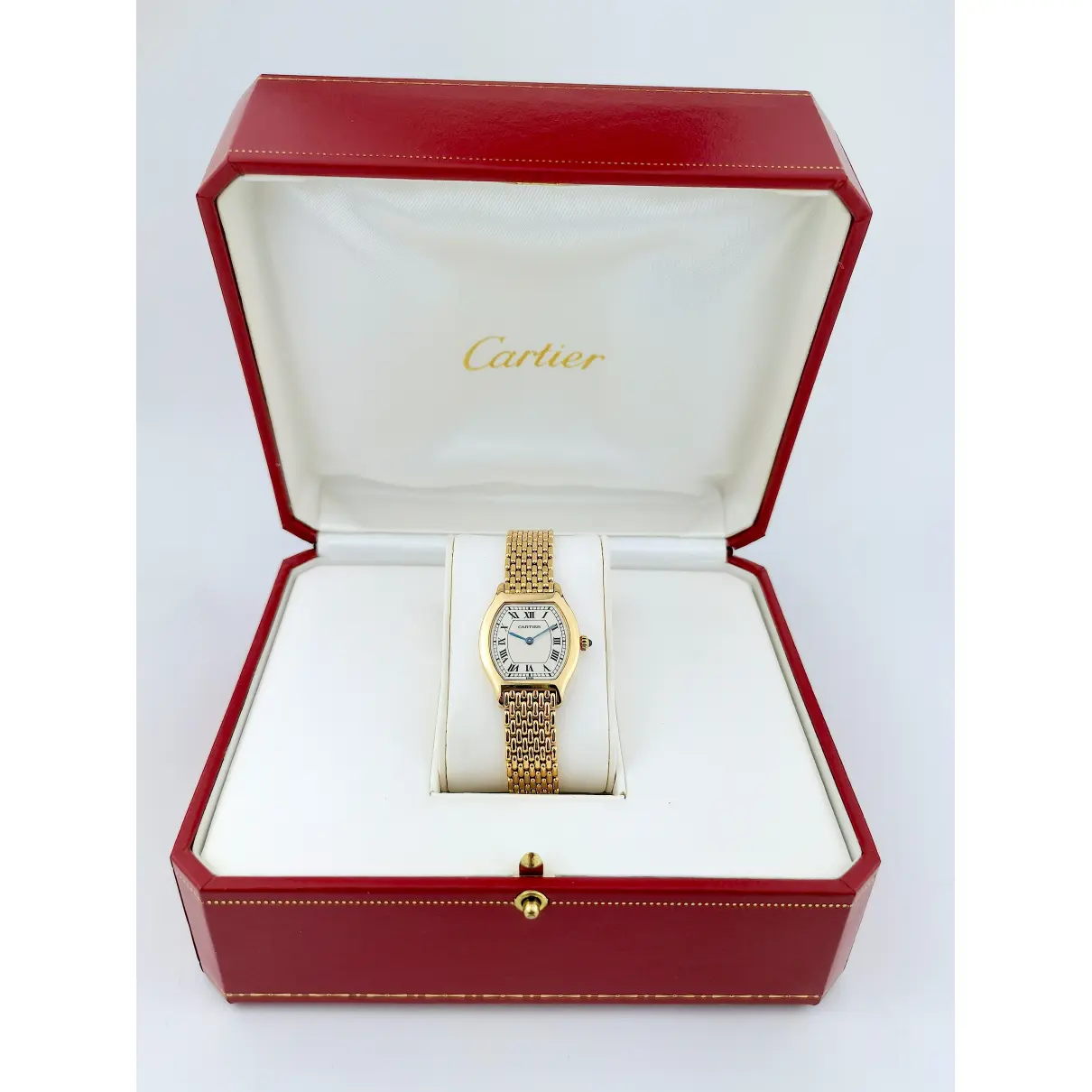 Buy Cartier Tortue yellow gold watch online