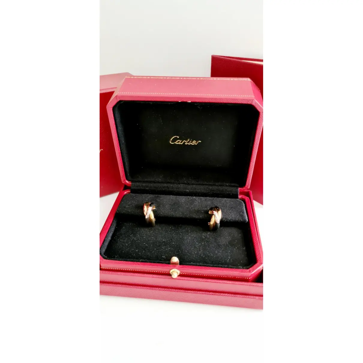 Trinity yellow gold earrings Cartier