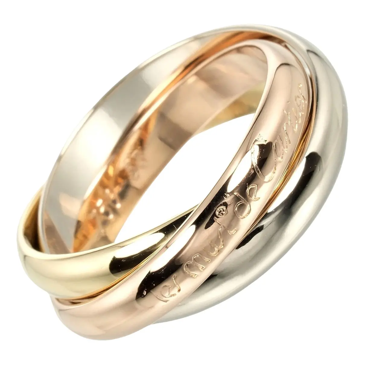 Trinity yellow gold ring Cartier