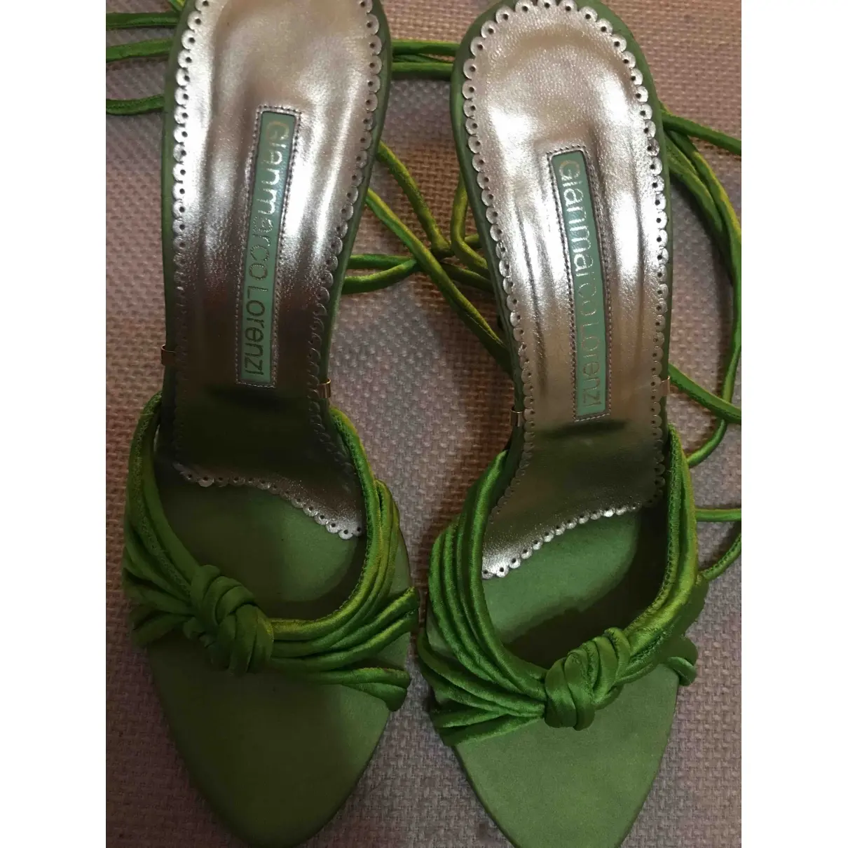 Gianmarco Lorenzi Cloth heels for sale