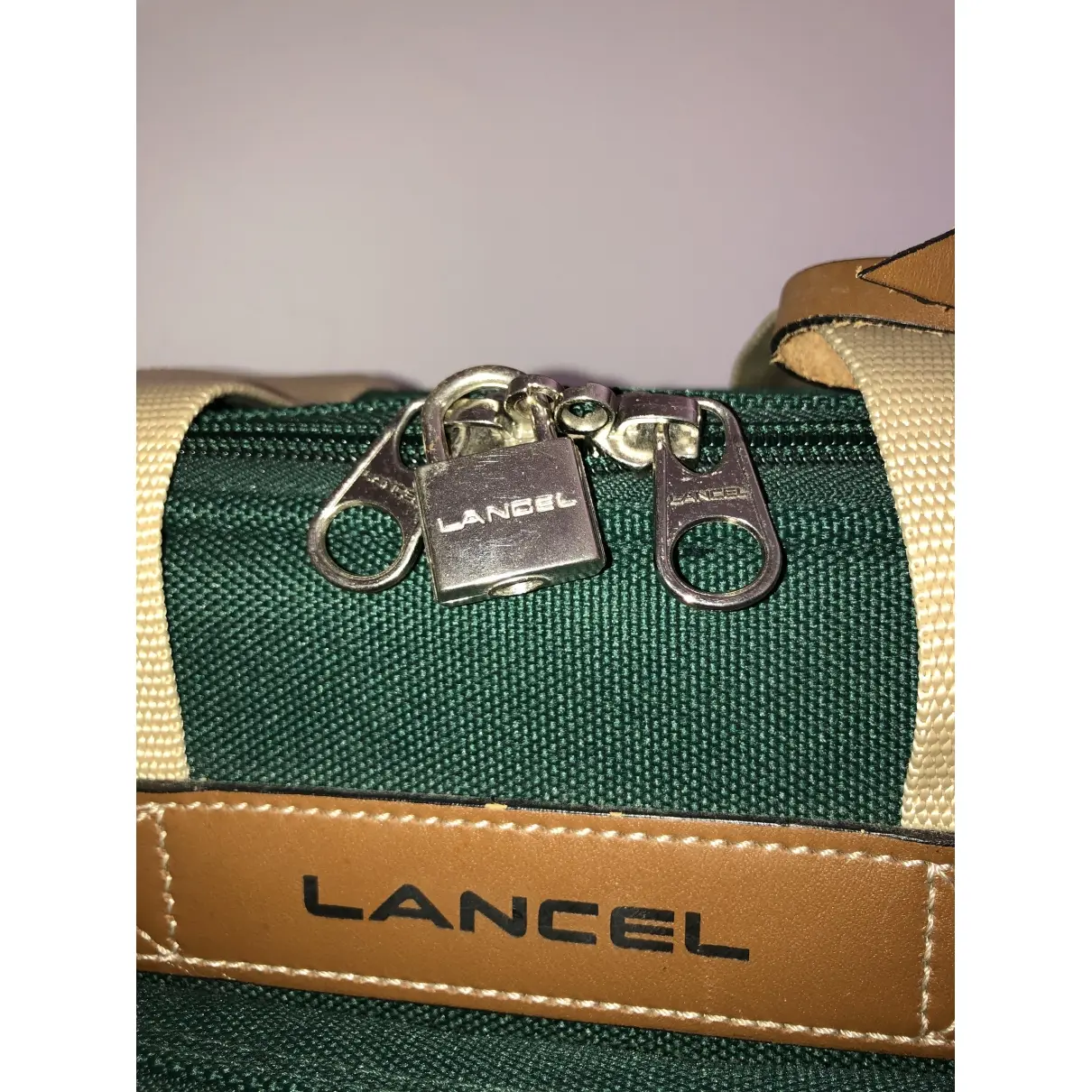 Buy Lancel Cloth travel bag online