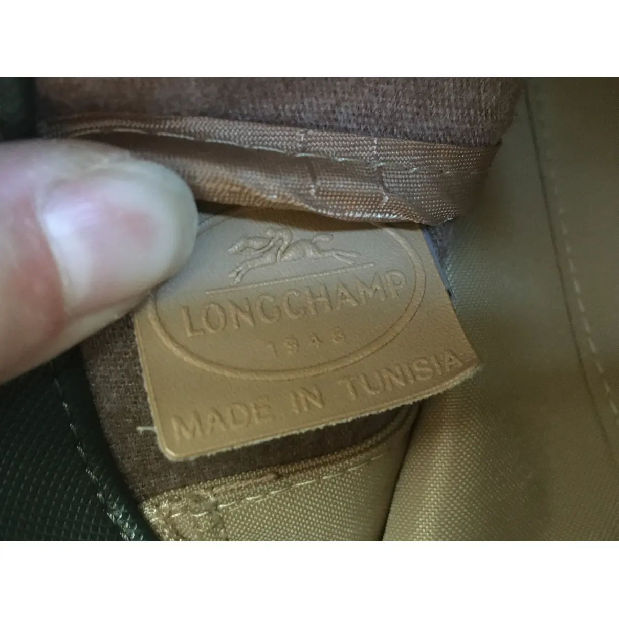 Buy Longchamp Cloth handbag online