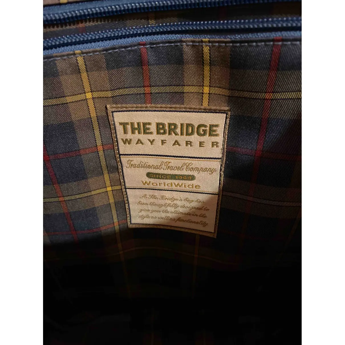 Cloth backpack THE BRIDGE - Vintage