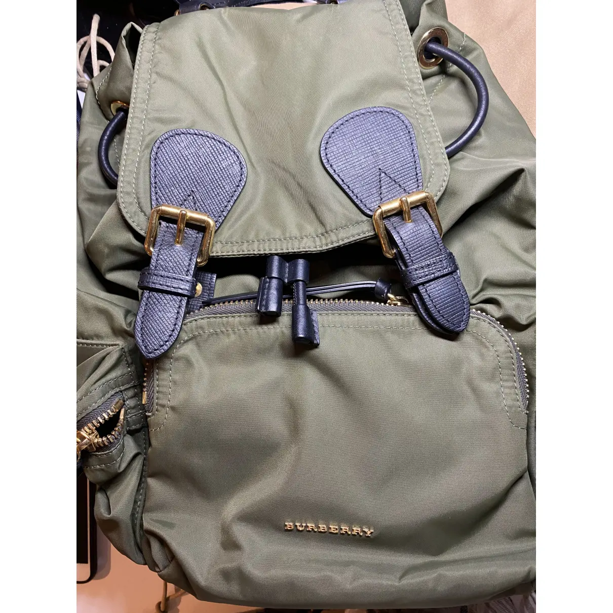 The Rucksack cloth backpack Burberry - Vintage