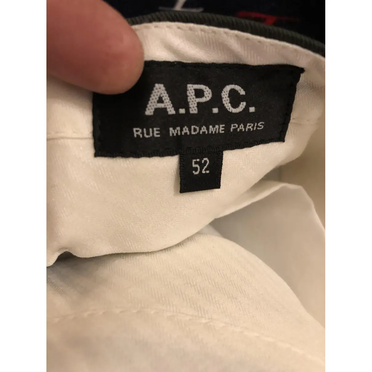 Luxury APC Trousers Men