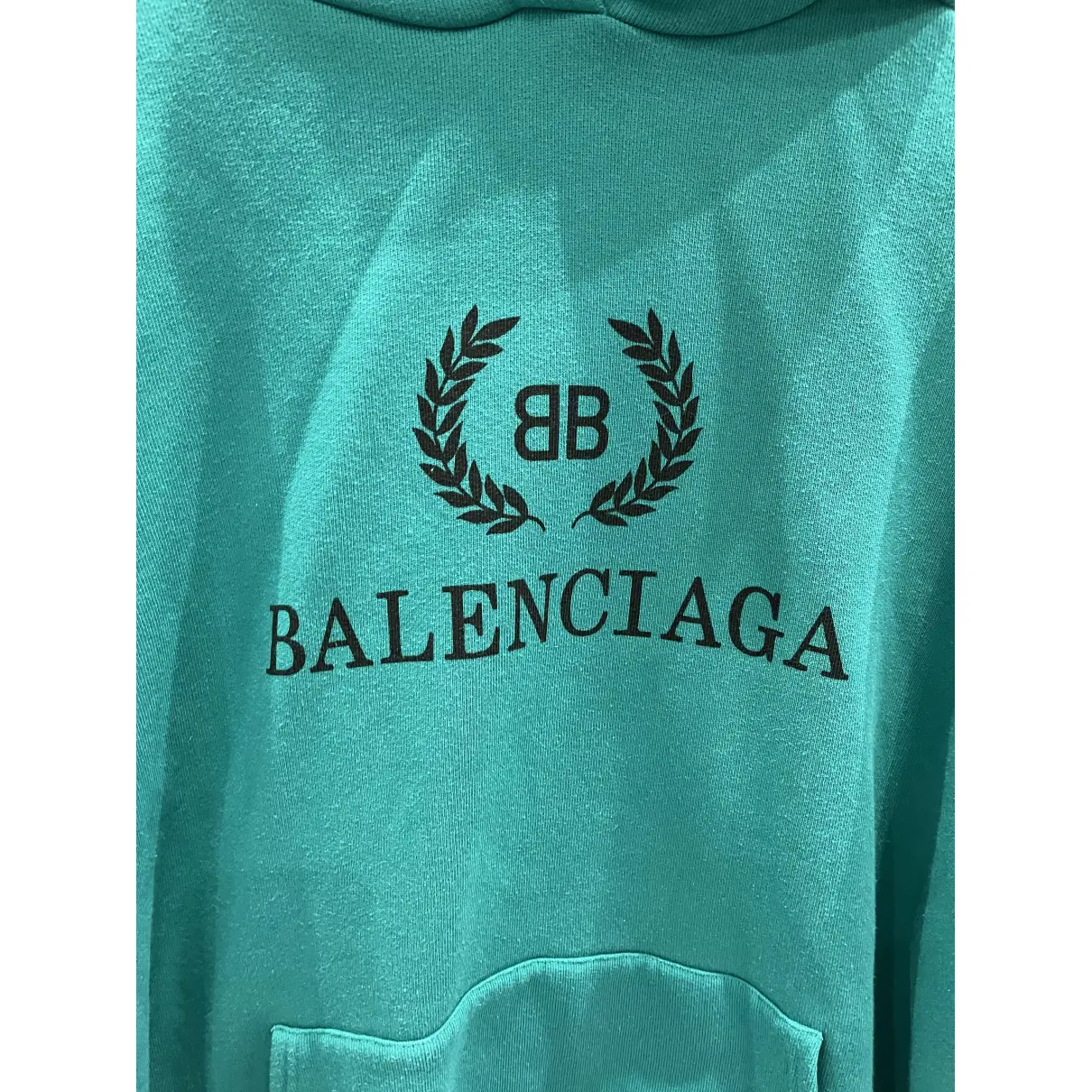 Buy Balenciaga Green Cotton Knitwear & Sweatshirt online