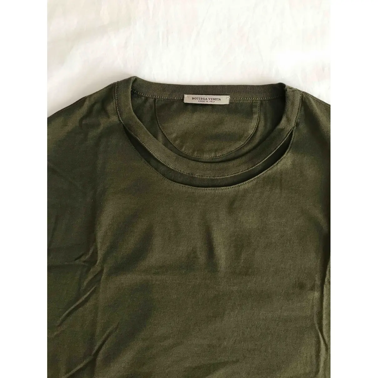 Green Cotton T-shirt Bottega Veneta