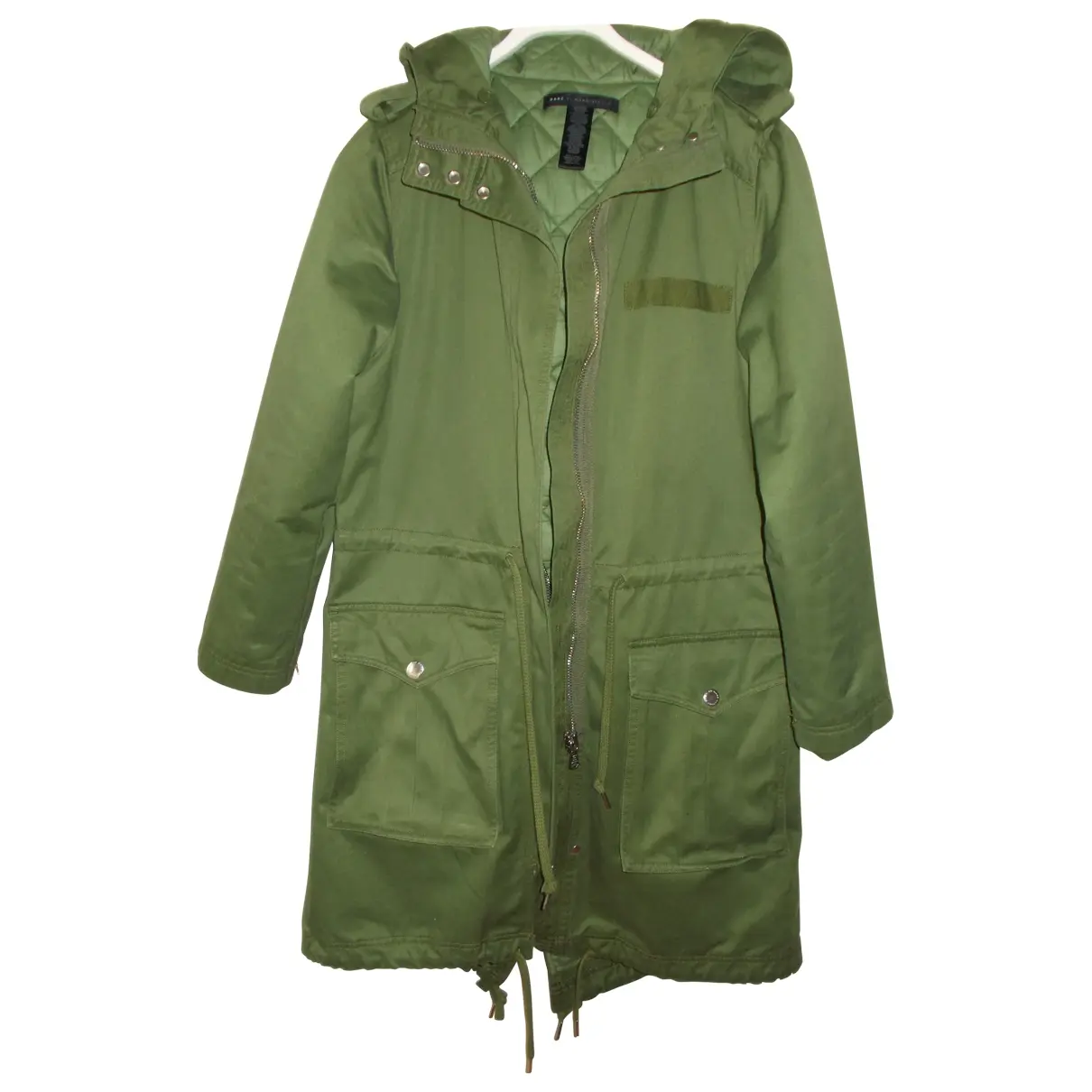 Green Cotton Coat Marc by Marc Jacobs