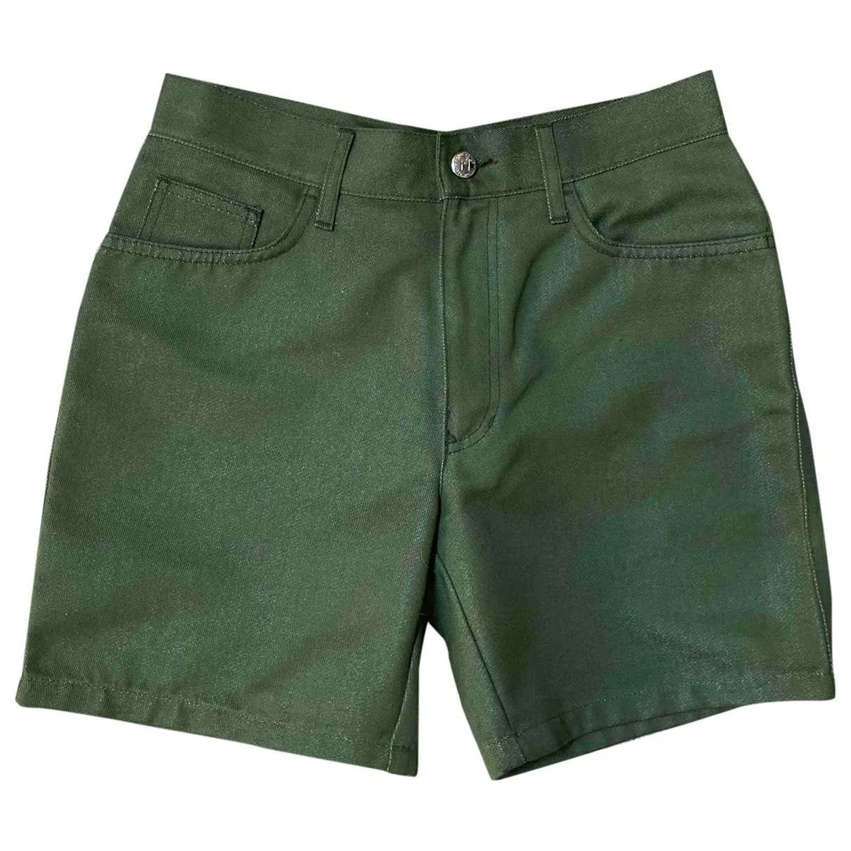 Green Cotton Shorts Fendi - Vintage
