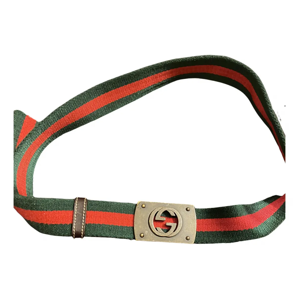 Interlocking Buckle belt Gucci