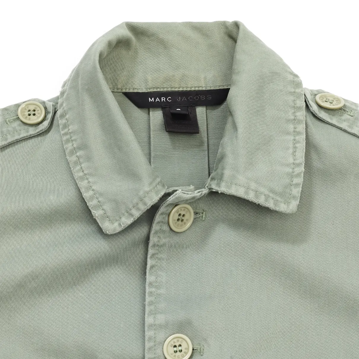 Buy Marc Jacobs Green Cotton Jacket online