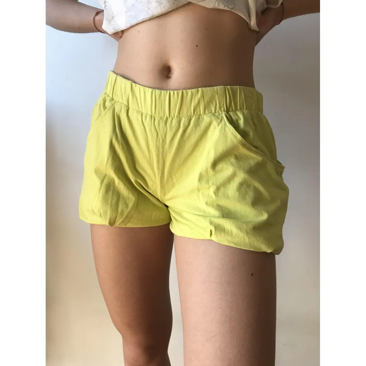 Buy Mauro Grifoni Green Cotton Shorts online