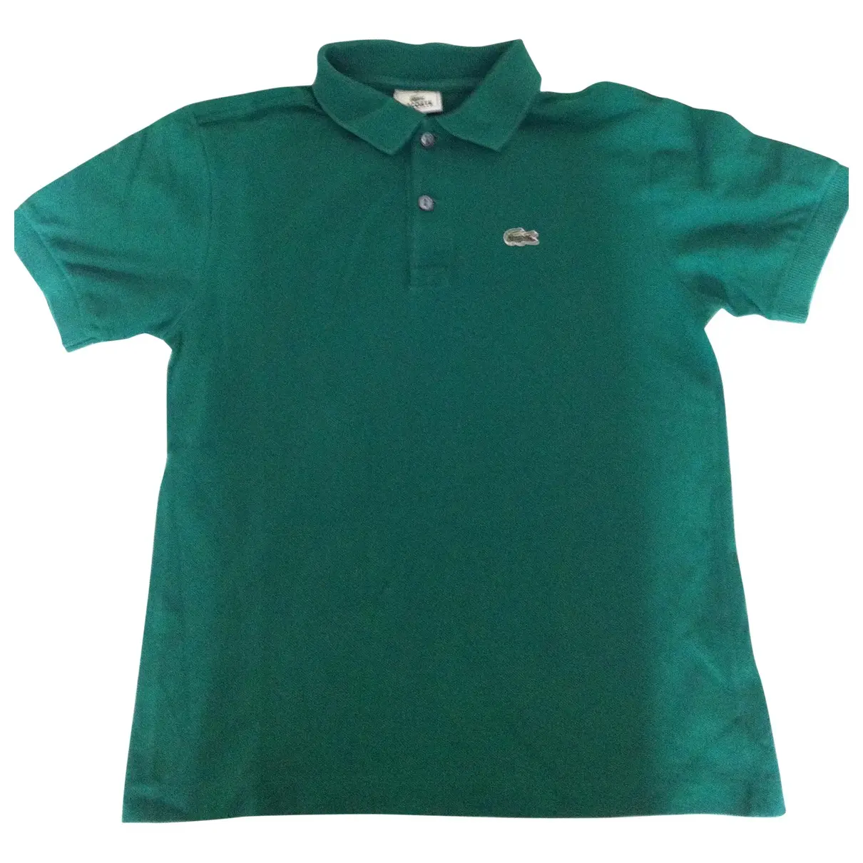 Green Cotton Top Lacoste