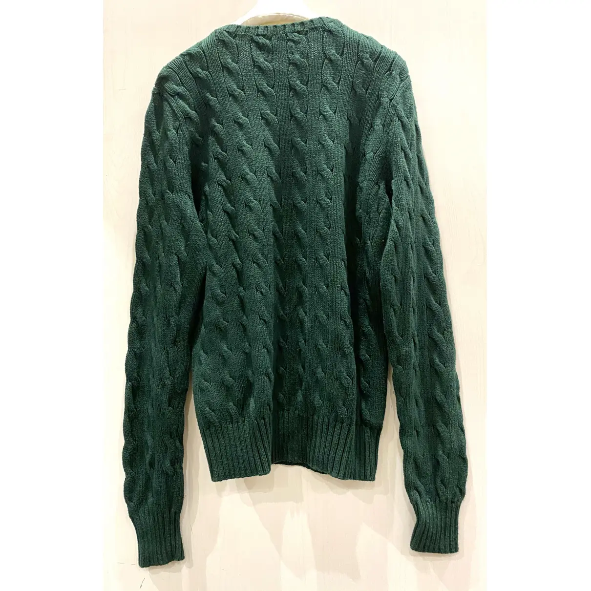 Buy Polo Ralph Lauren Green Cotton Knitwear & Sweatshirt online