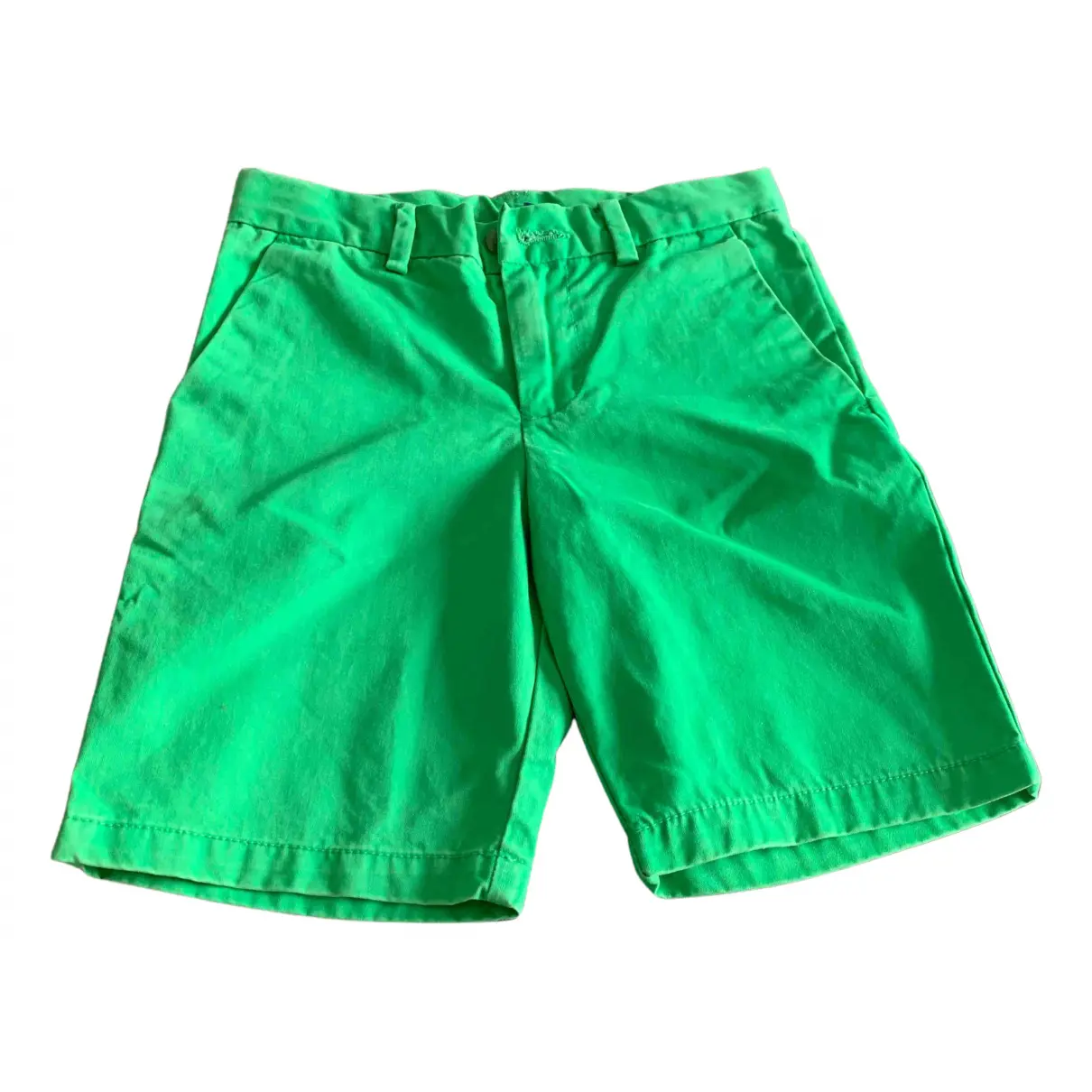 Green Cotton Shorts Polo Ralph Lauren